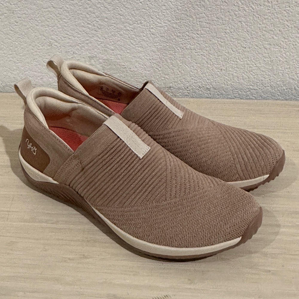 Ryka Women's Tan Slip-On Sneakers‎